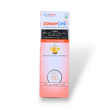 Zoray CPS Complete Protection Sunscreen Gel Broad Spectrum SPF 50 PA+++ (50GM)
