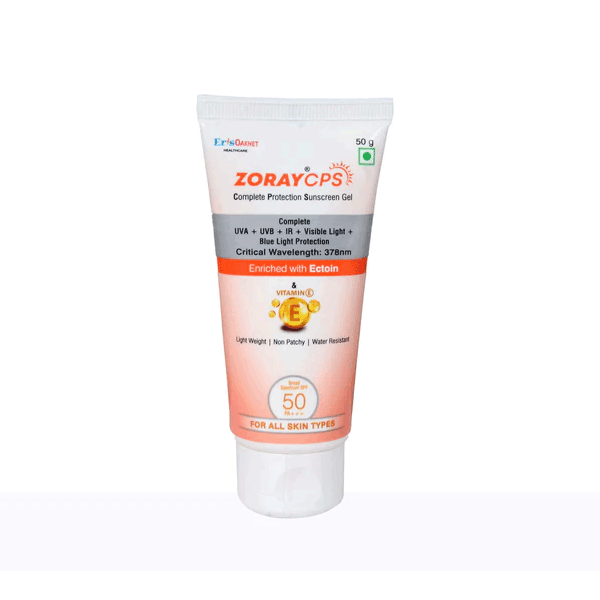 Zoray CPS Complete Protection Sunscreen Gel Broad Spectrum SPF 50 PA+++ (50GM)