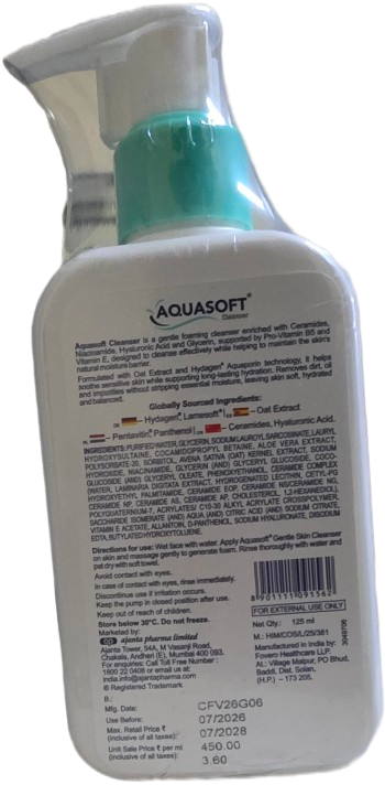 Aquasoft Gentle Skin Cleanser 125ml