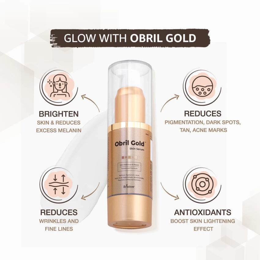 Obril Gold Skin Serum, 30ML