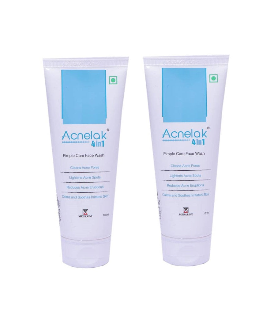 Acnelak 4in1 Pimple Clear Face Wash (100ML) (PACK OF 2)