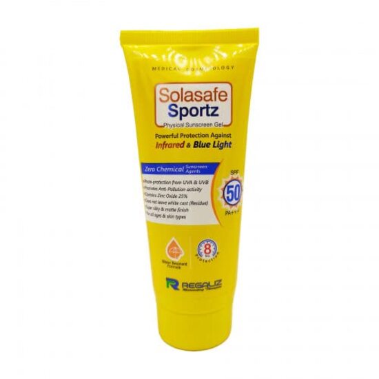 Solasafe Sportz Sunscreen Gel Spf 50+ Pa+++, 50gm