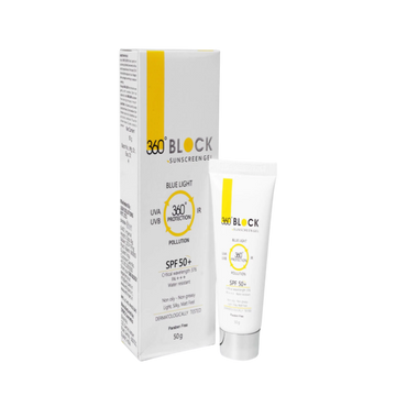 360 Block Sunscreen Gel spf 50+, 50gm