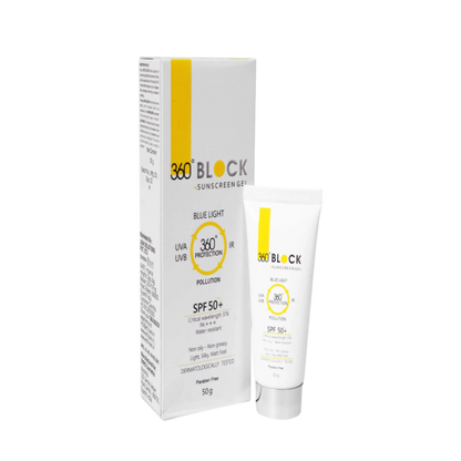 360 Block Sunscreen Gel spf 50+, 50gm