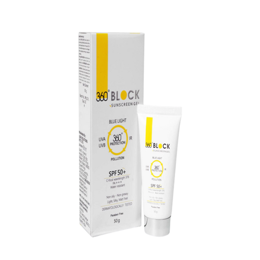360 Block Sunscreen Gel spf 50+, 50gm