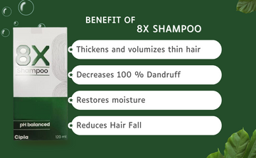 8X Shampoo (120ML) (PACK OF 2)