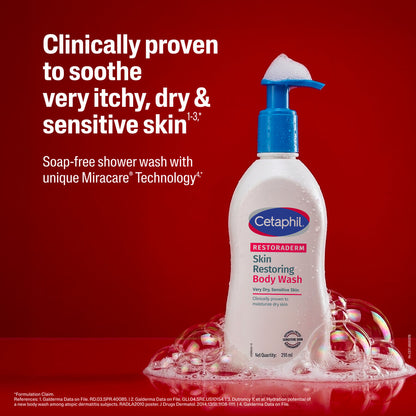 Cetaphil Restoraderm Skin Restoring Body Wash, 295ml
