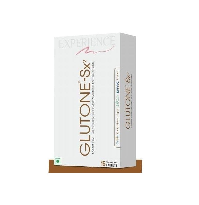 Glutone Sx2 Effervescent Tablets, 15 Tabs