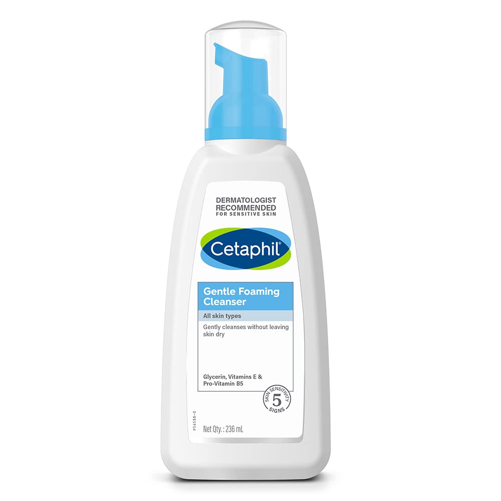 Cetaphil Gentle Foaming Cleanser for All Skin Types -( 236 ml)