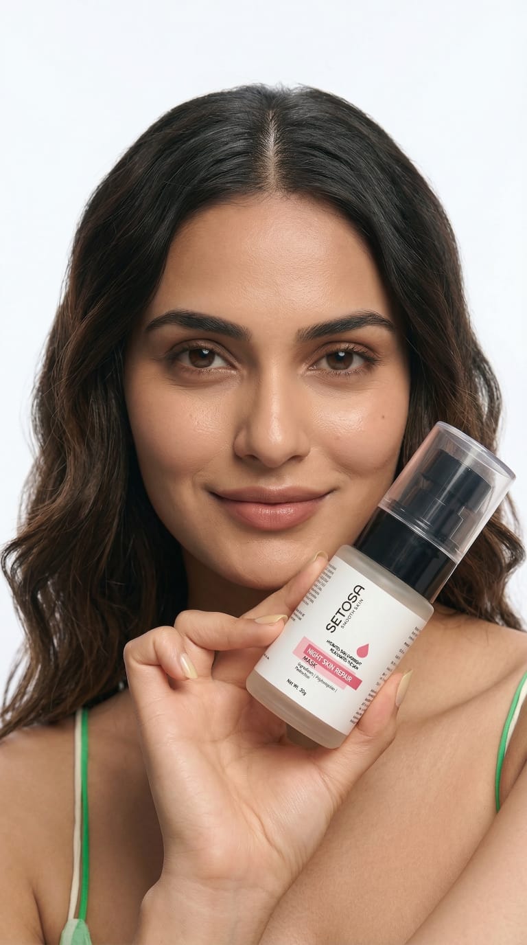Setosa Smooth Skin Night Repair Mask 30gm