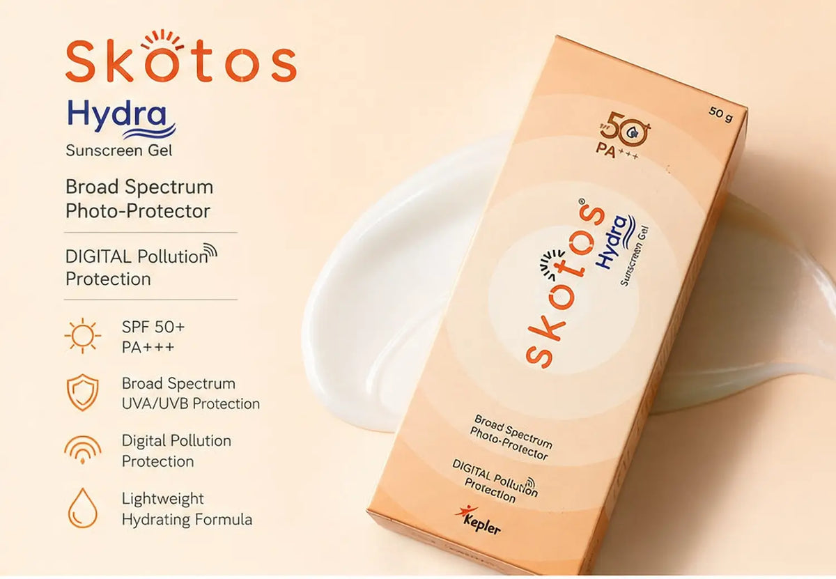 Skotos Hydra Sunscreen Gel SPF 50 PA++ 50gm