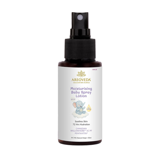 AreoVeda Moisturising Baby Spray Lotion 50ml