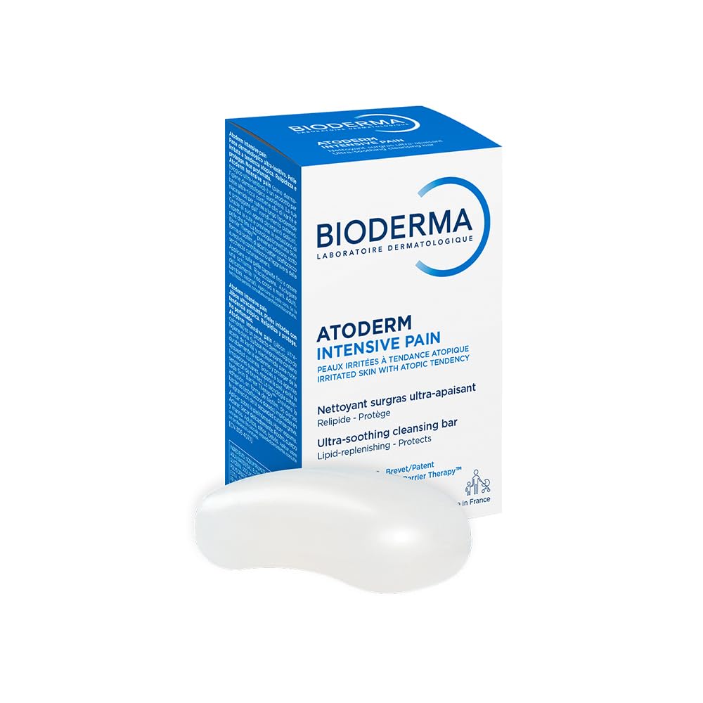 Bioderma Atoderm Intensive Pain Ultra soothing Cleansing Bar, 150gm