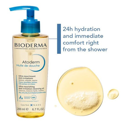 Bioderma Atoderm Huile De Douche Ultra Cleansing Oil,