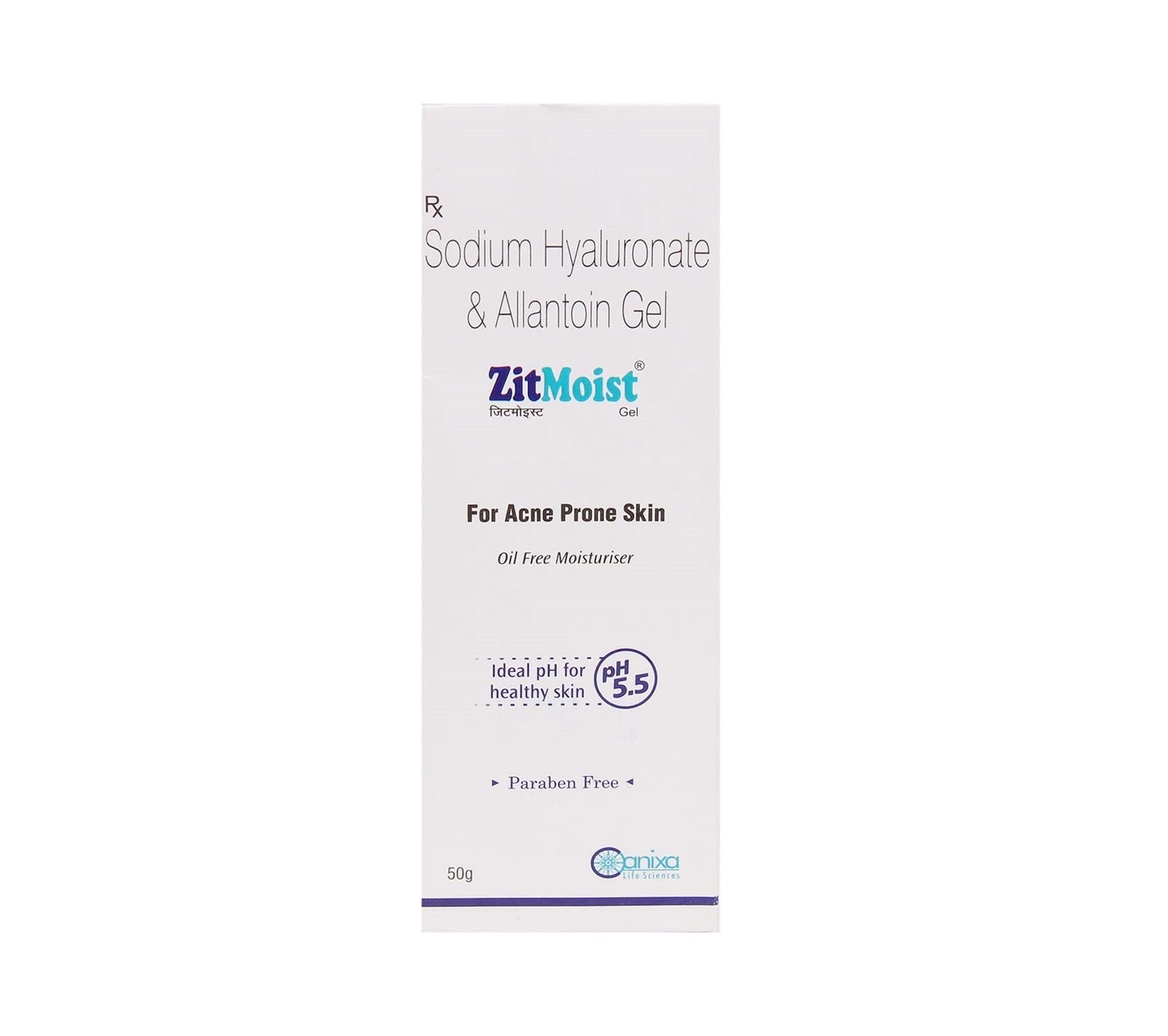 ZitMoist Gel For Acne Prone Skin (50gm)