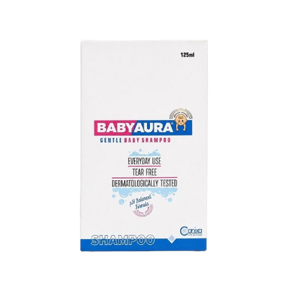 Babyaura Gentle Baby Shampoo, 125ml