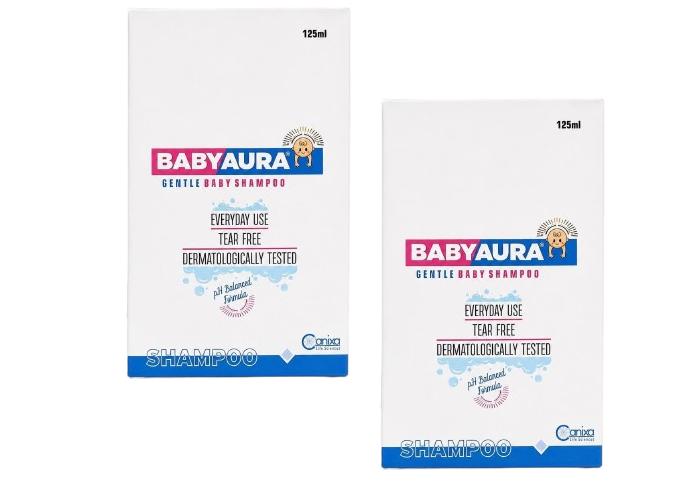Babyaura Gentle Baby Shampoo, 125ml