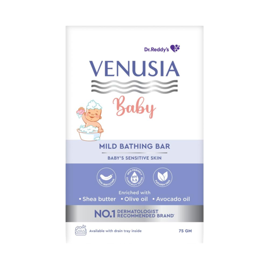 Venusia Baby Mild Bathing Bar,