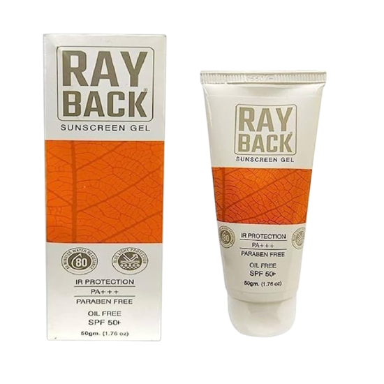 Ray Back Sunscreen Gel IR Protection spf 50 PA+++ ( 50 GM )