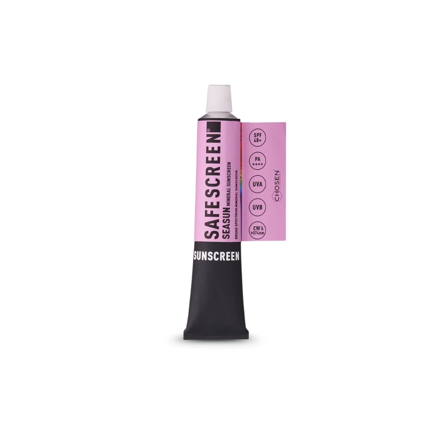 Chosen Safescreen Seasun Mineral Sunscreen SPF 40+ PA++++ 40ml