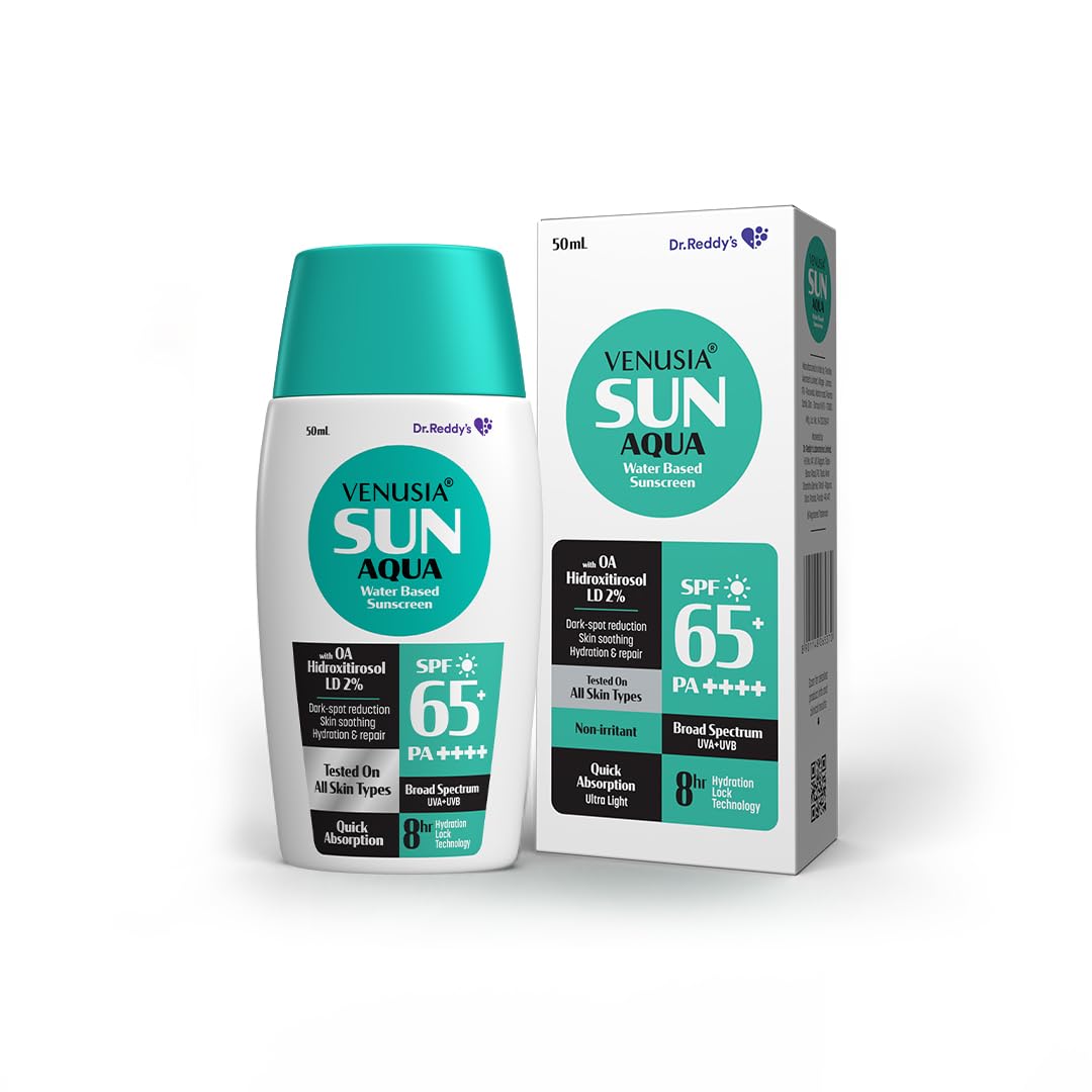 Venusia Sun Aqua Sunscreen SPF 65+ PA ++++ 50ml