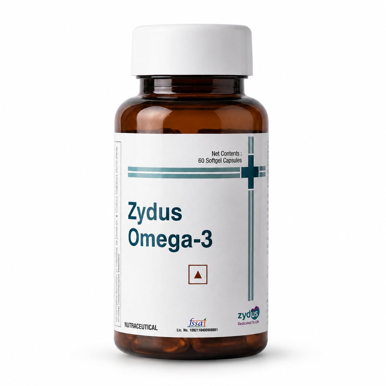 Zydus Omega 3 1000mg Capsules 60 Softgels