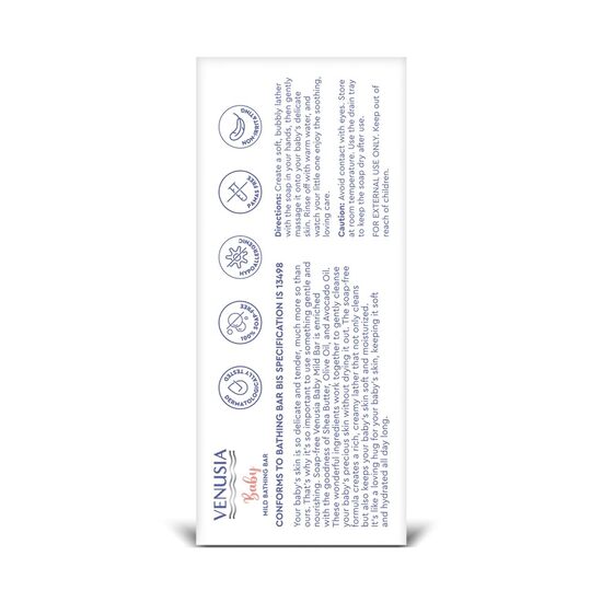 Venusia Baby Mild Bathing Bar,