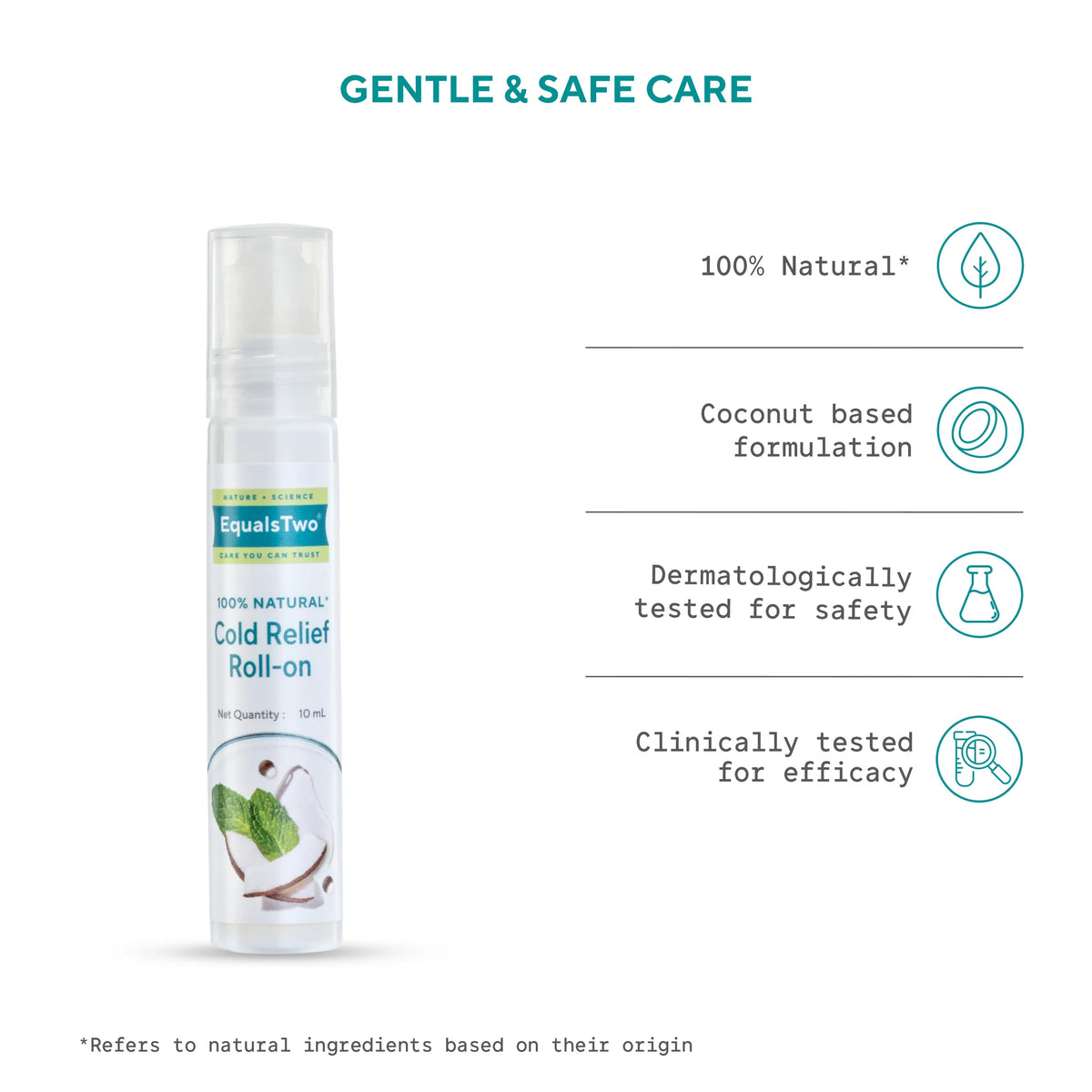 EqualsTwo Cold Relief Roll-On 10ml