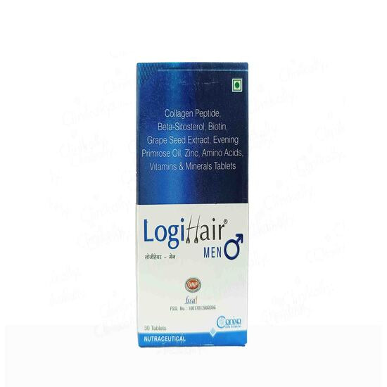 Logihair Men 30 Tab, Bottle