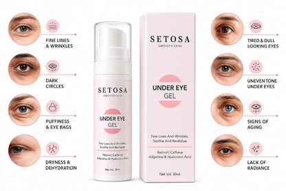 Setosa Smooth Skin Under Eye Gel 30ml
