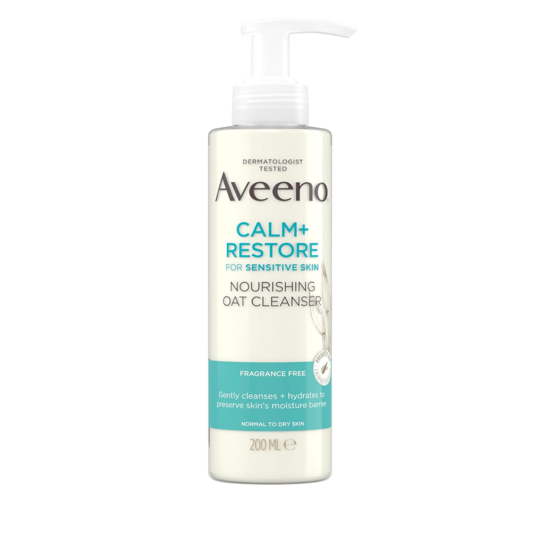 Aveeno Calm + Restore Nourishing Oat Cleanser 200ml