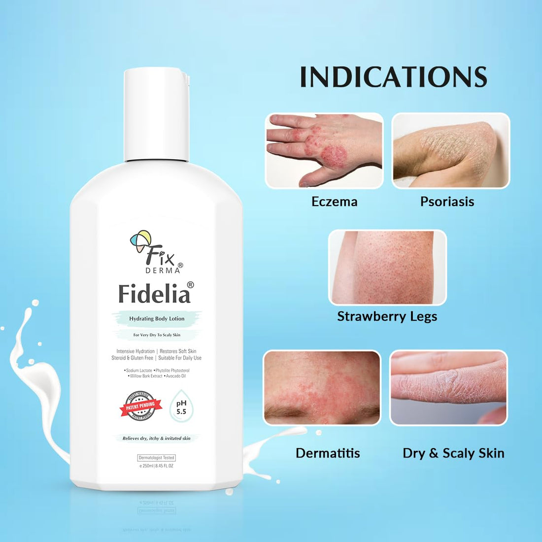 Fixderma Hydrating Fidelia Body Lotion, 250ml