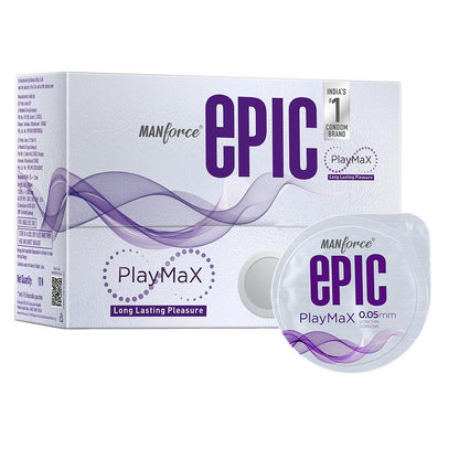 Manforce Epic Playmax Climax Delay Ultra Thin Condom| 10N