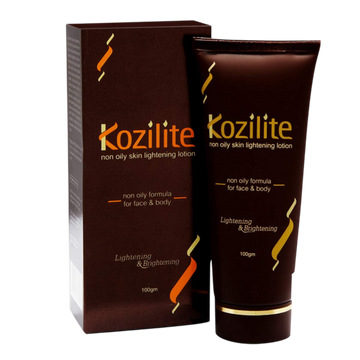 Kozilite Non Oily Skin Lightening Lotion for Face & Body, 100gm