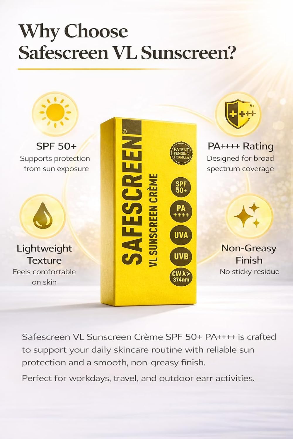 Safescreen Vl Sunscreen 40ml