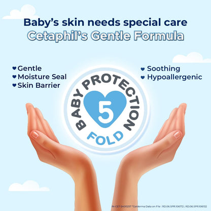 Cetaphil Baby Wash & Shampoo with Organic Calendula, 400ml
