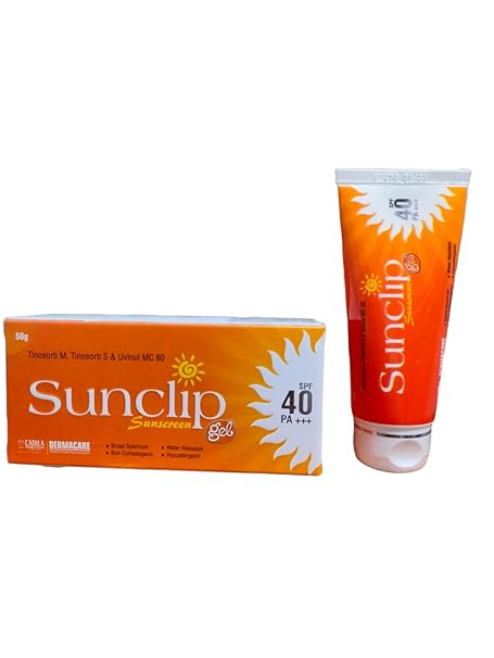 Sunclip Sunscreen SPF 40 Gel, 50GM