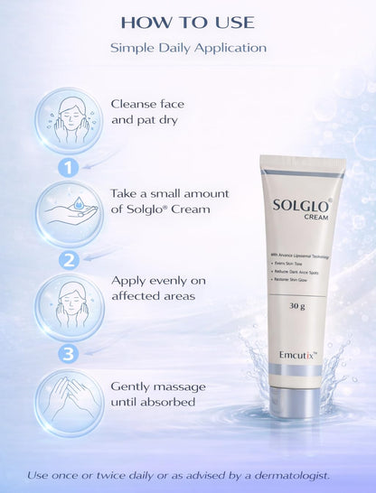 Solglo Demelanising Cream, 30g