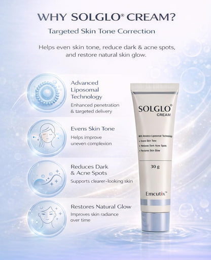 Solglo Demelanising Cream, 30g