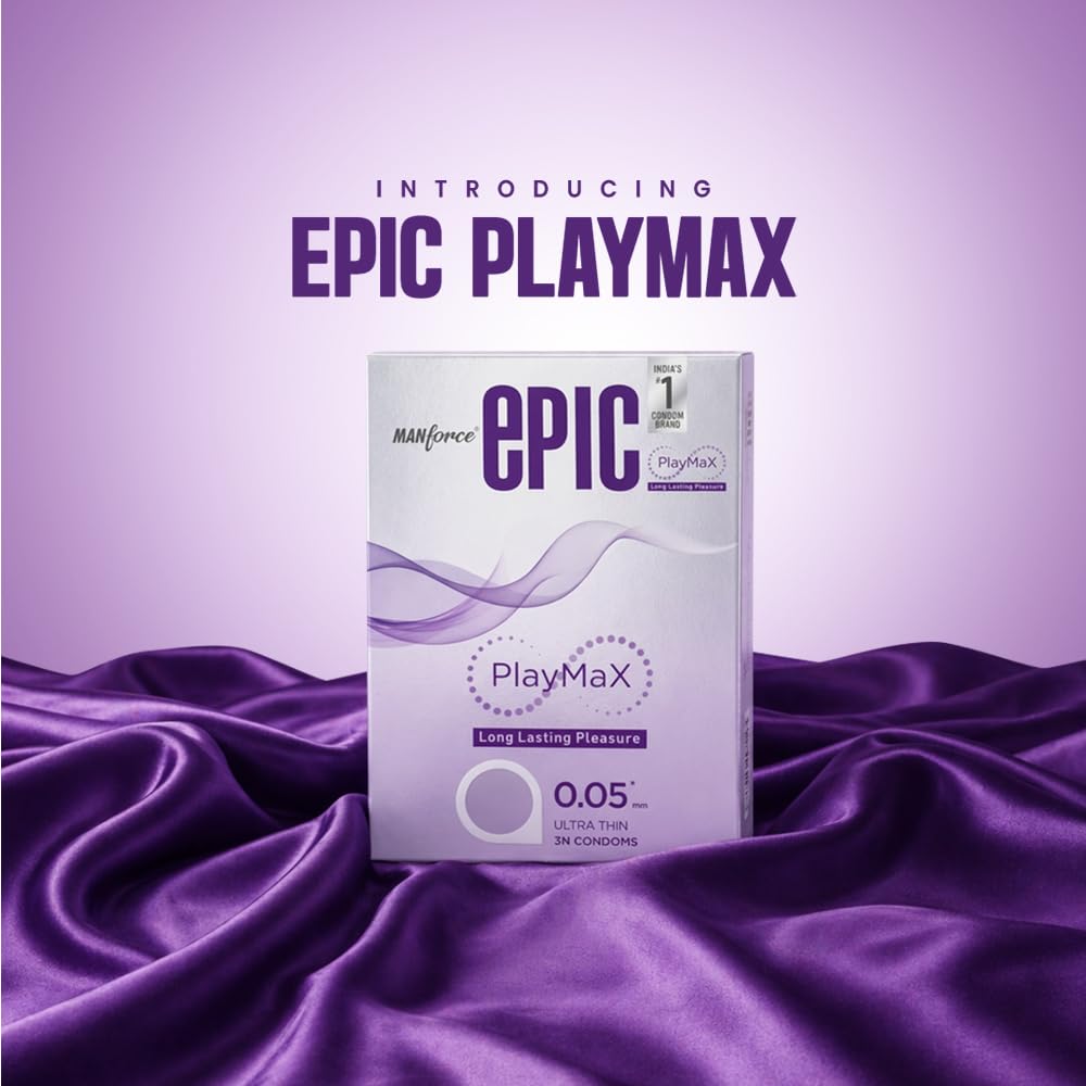 Manforce Epic Playmax Climax Delay Ultra Thin Condom| 10N