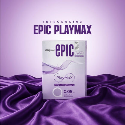 Manforce Epic Playmax Climax Delay Ultra Thin Condom| 10N
