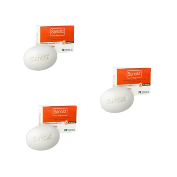 Sanoliz Soap 75gm Pack of 3