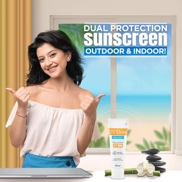 UV Doux Blue Sunscreen Gel SPF 50 (50 gm)