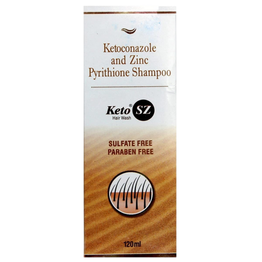 Keto Sz Hair Wash Shampoo, 120ml