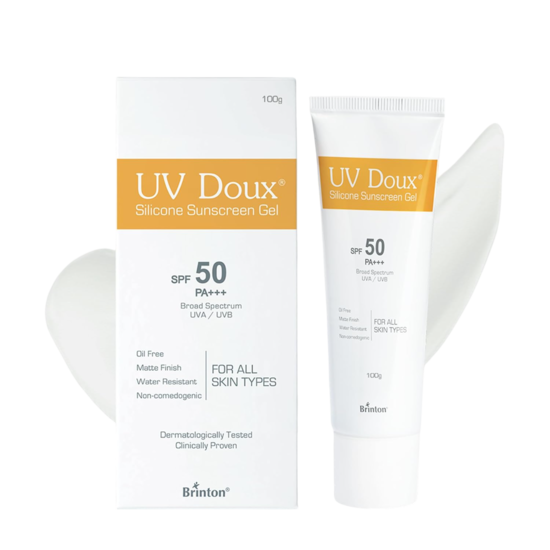 Uv Doux Silicone Sunscreen Face & Body gel SPF 50 100gm