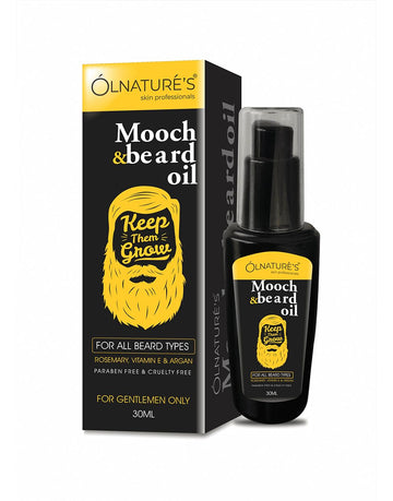 Olnature's Mooch And Beard Oil (30ml)