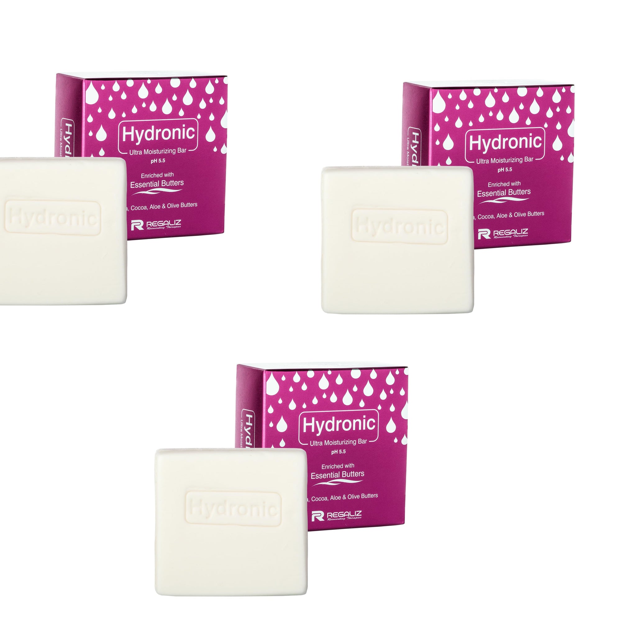 Hydronic Ultra Moisturizing Bar 100gm Pack of 3