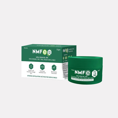 NMFe Urea 40% Cream Gel For Extremely Dry Skin & Nails,, 50gm