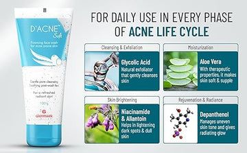 D Acne Soft Face Wash (100GM)