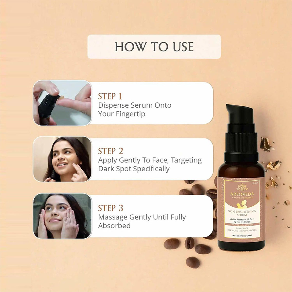 AreoVeda Skin Brightening Serum 30ml
